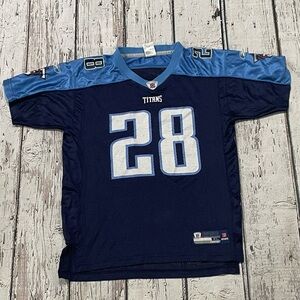 Kids Boys Chris Johnson Tennessee Titans Reebok NFL Football Jersey
